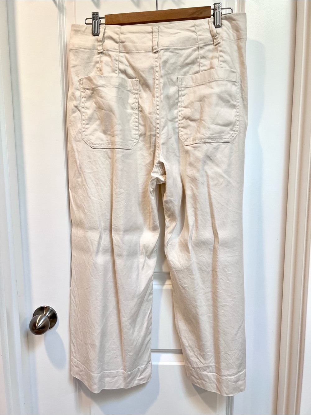 Maeve Colette European Linen Stretch High-Rise Wide-Leg Pants Women’s 30 Petite - Picture 8 of 13